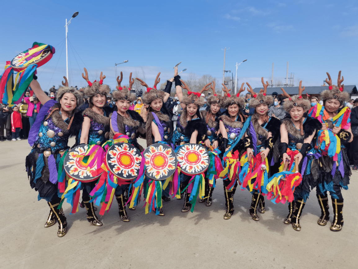 饶河县赫哲族第九届乌苏里江开江民俗文化节开幕
