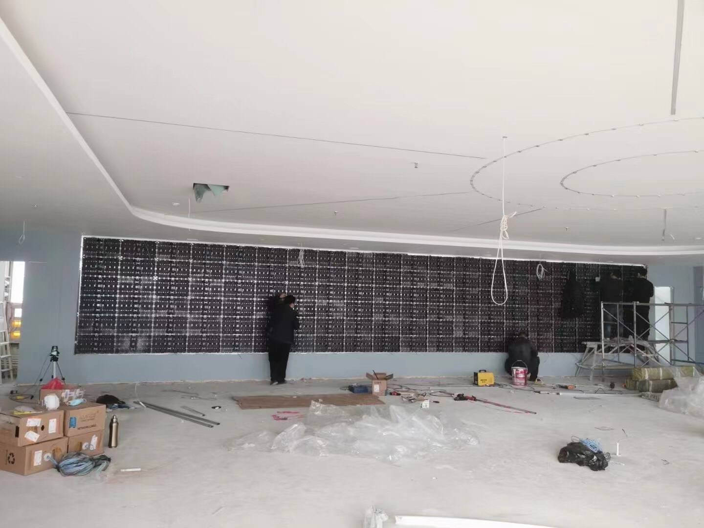 户外led大屏安装流程