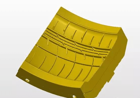手持式三维扫描仪全部搞定cad数模汽车轮胎花纹块检测方案,手持式三维