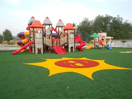 保障少儿运动健康,快乐成长人造草坪可应用于幼儿园,公园,游乐场,学校