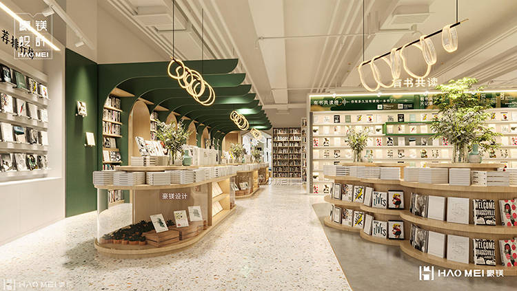 创意书吧设计大学校园书店设计