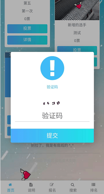 投票要验证码有风险吗