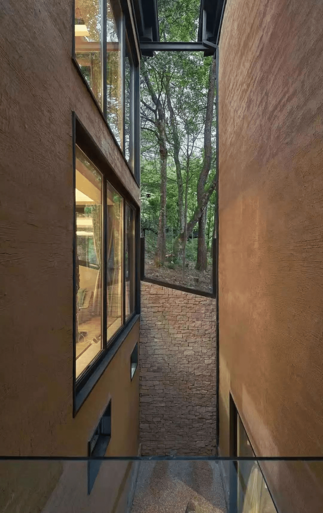 原创万万想不到现代夯土墙都流行夯土艺术漆做饰面效果了