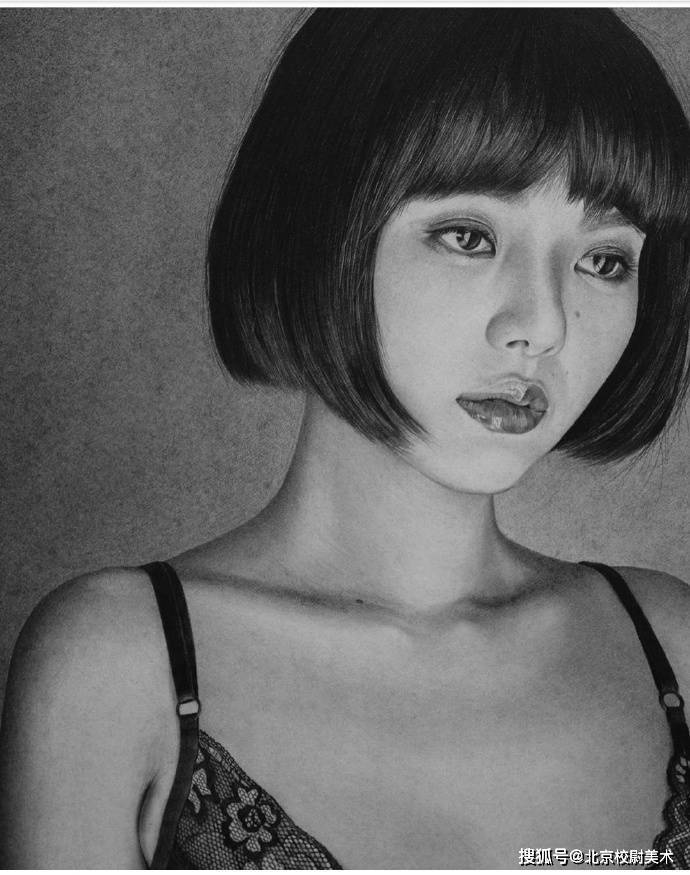 日本畵家相马亮超写实素描