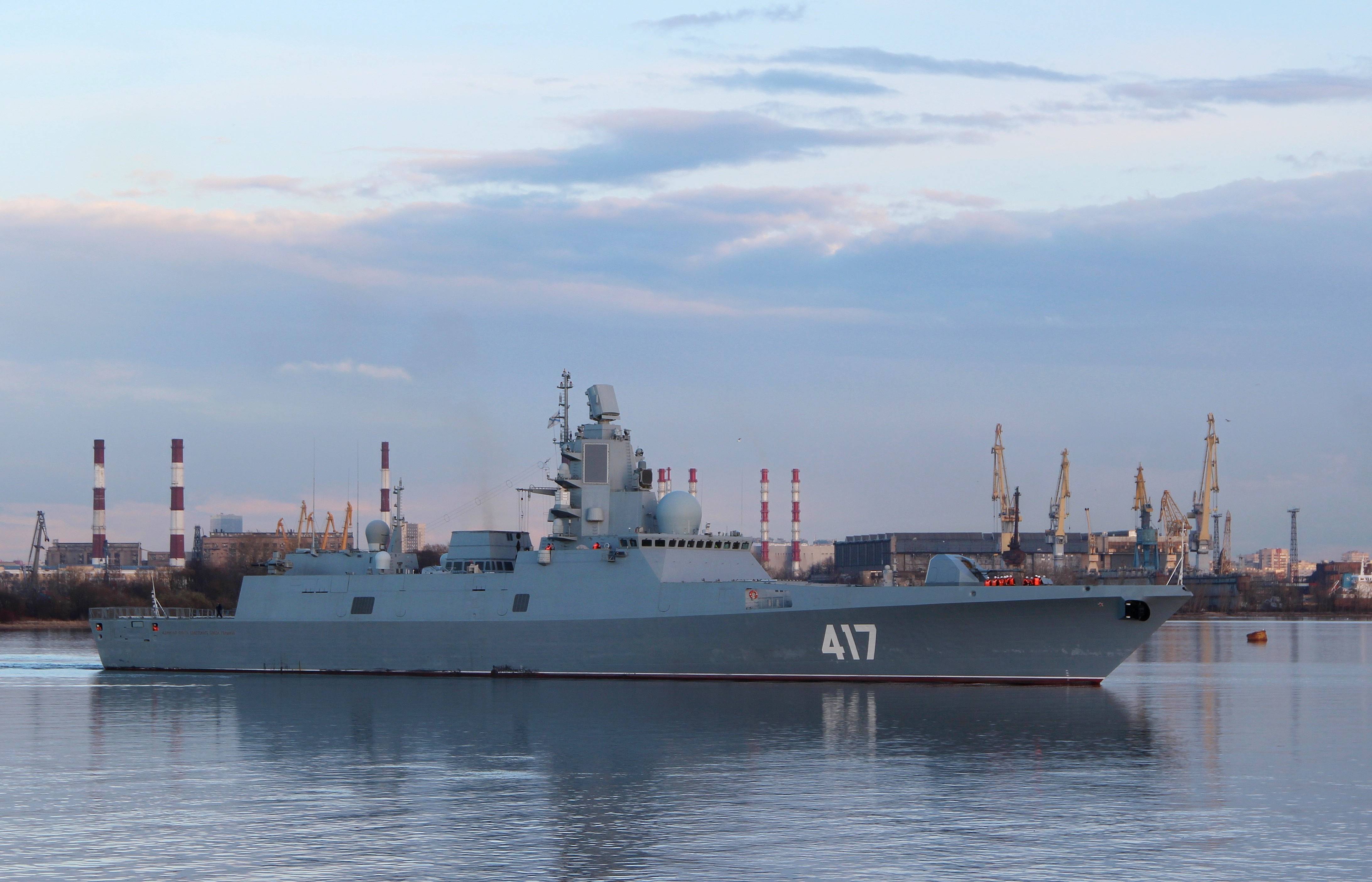 世界护卫舰鉴赏10俄罗斯22350型护卫舰俄罗斯海军新青年