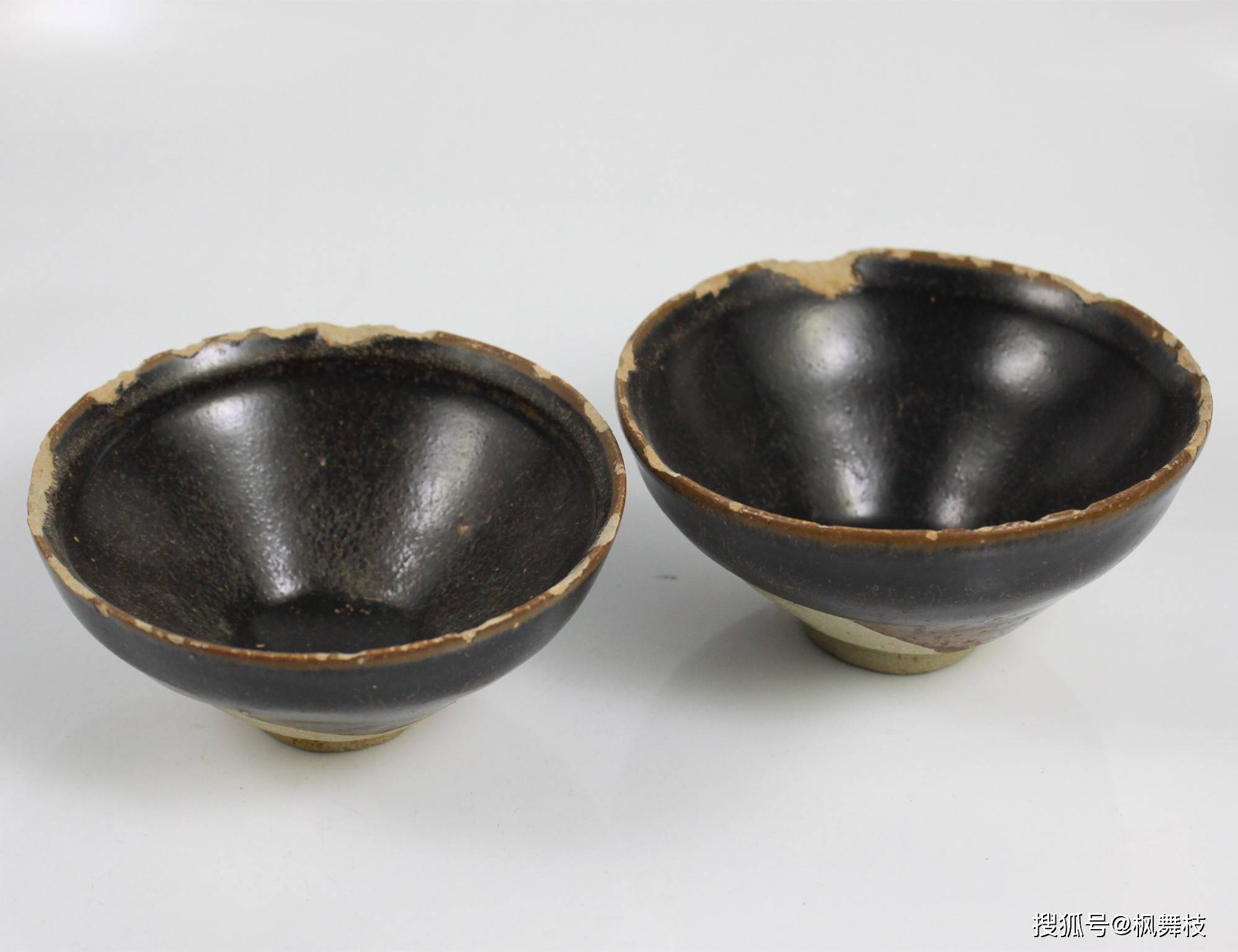 宋建窑黑釉盏—枫舞枝（李震）藏鉴_搜狐网