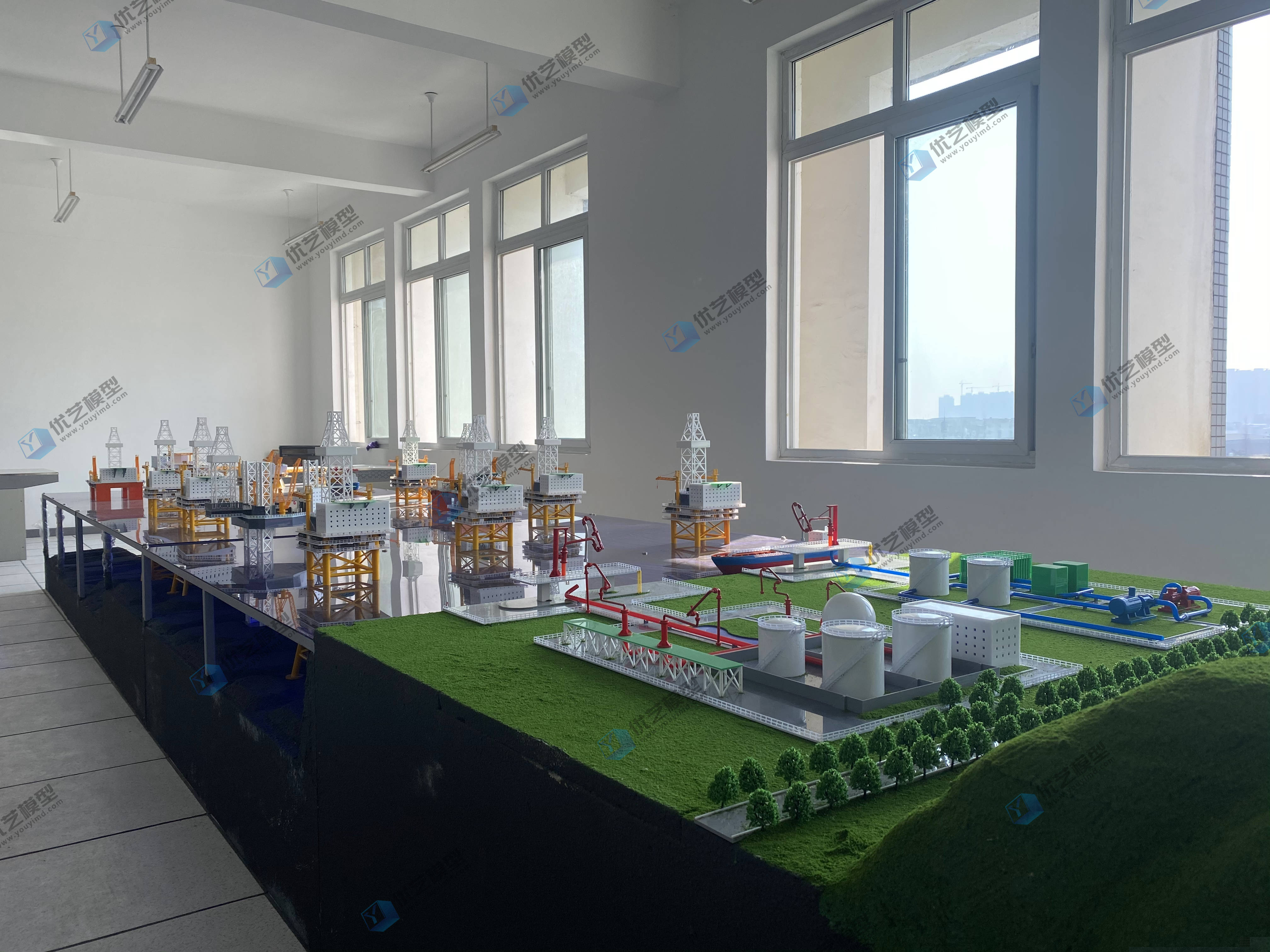 西南石油大学海上油气集输终端模型优艺模型