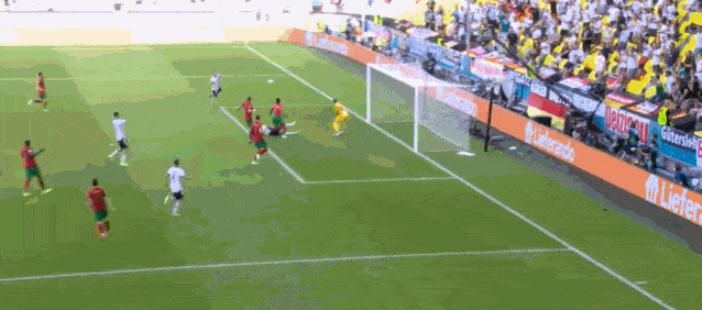 焦点回放：戈森斯破门但被判越位在先 葡萄牙暂0-0德国_穆勒