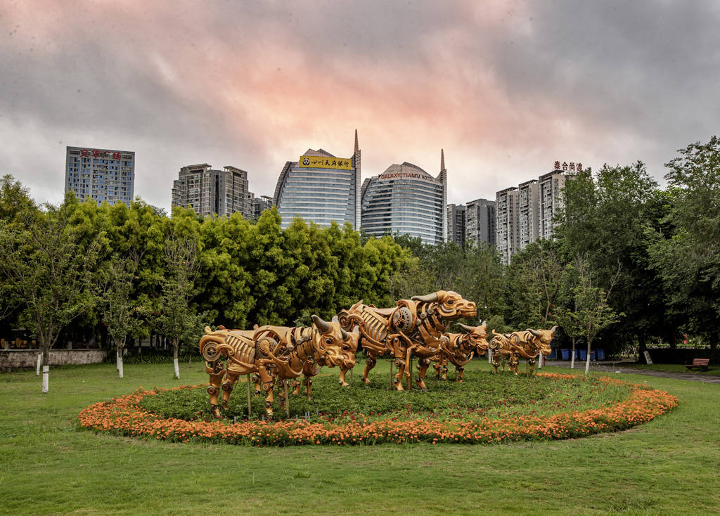 印象嘉陵江湿地公园:南充一道靓丽风景线