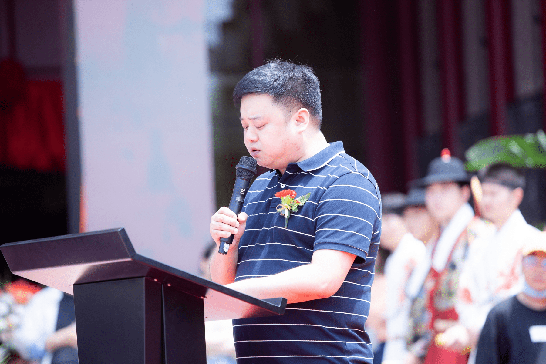 阿财老铺文化餐饮投资有限公司董事长杨天才先生致辞蚌埠餐饮行业协会