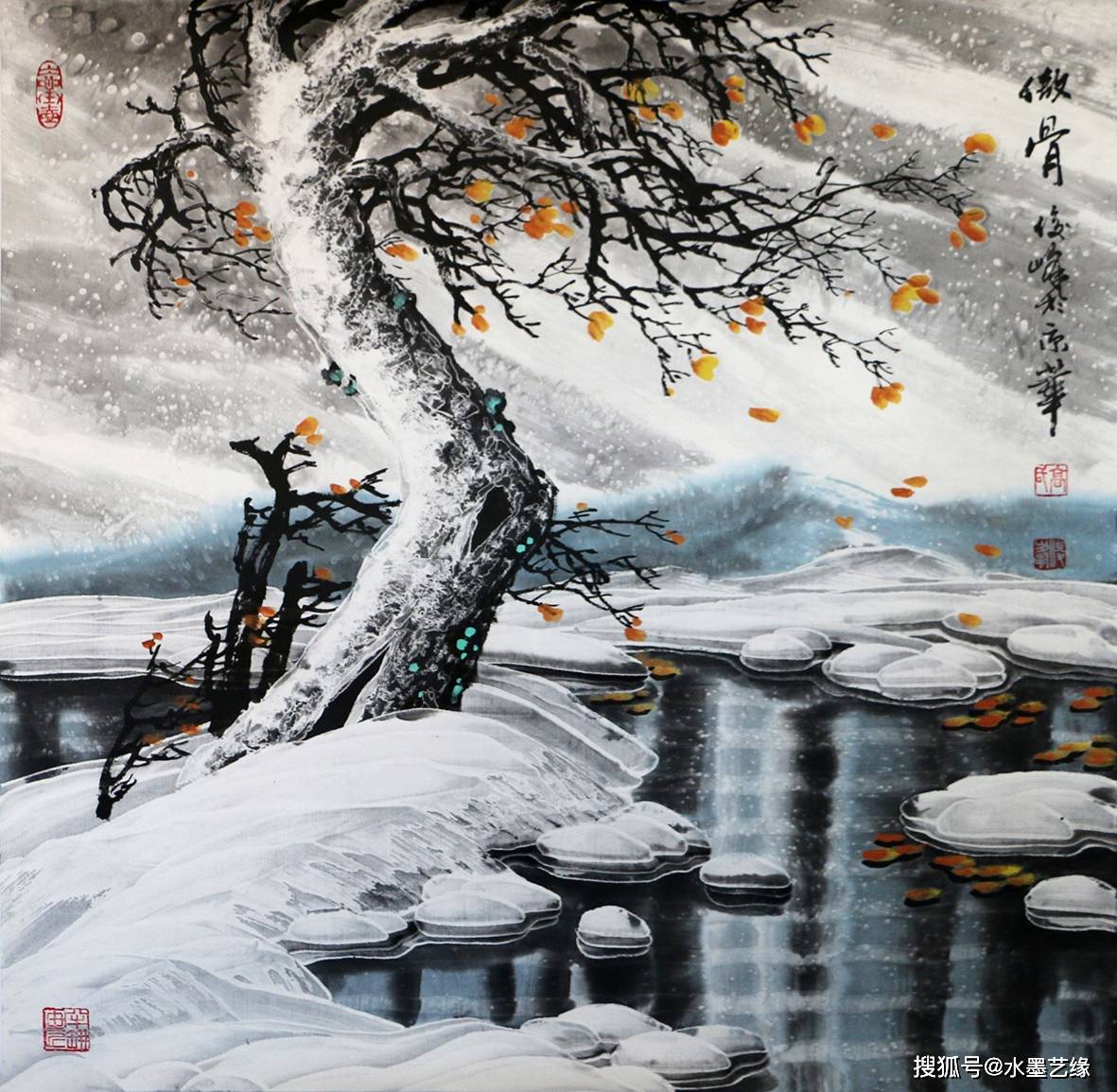 知名冰雪画家高俊峰艺术作品鉴赏