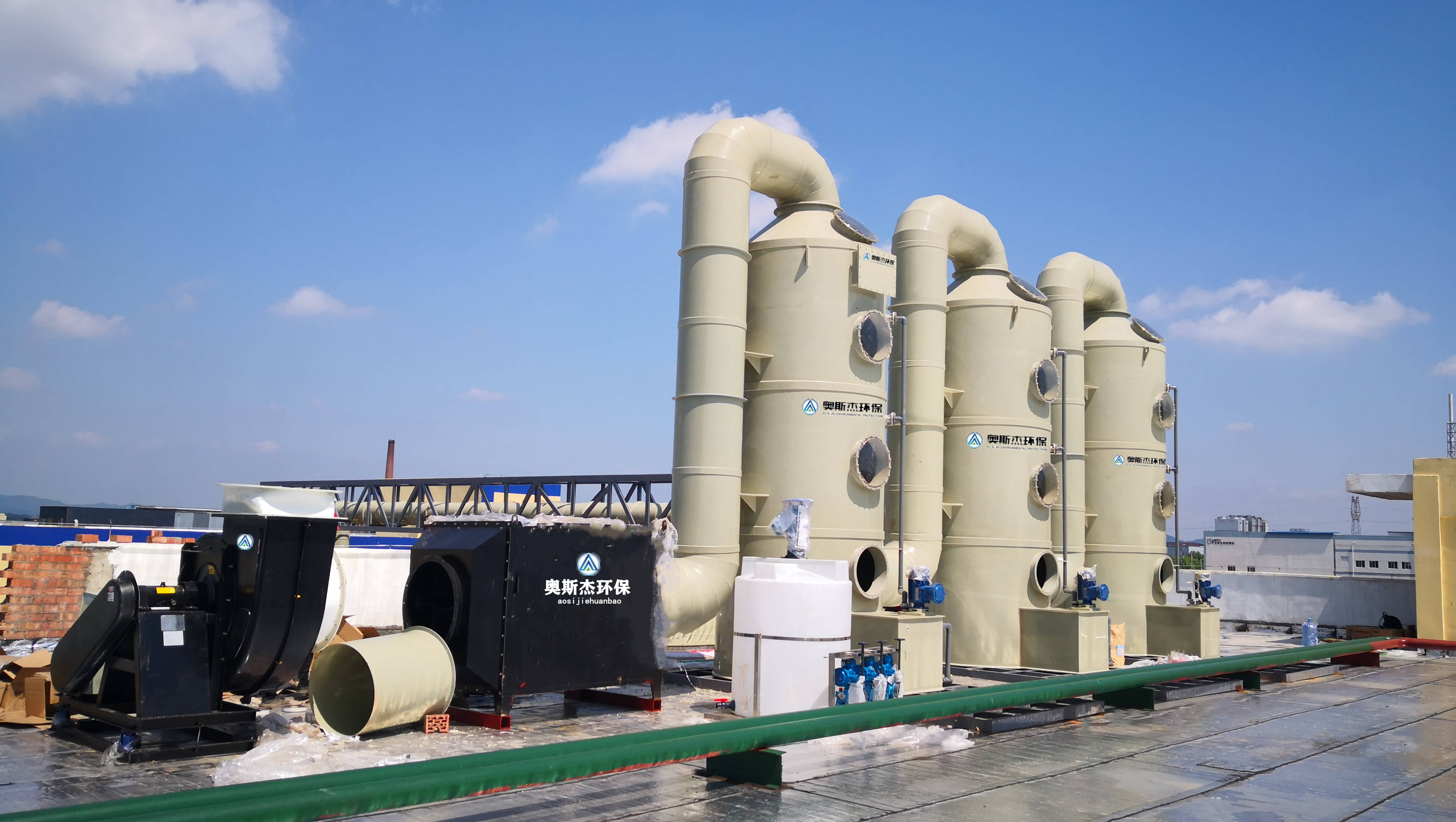 针对废气处理喷淋塔设备真有用吗?奥斯杰带你了解最真实的喷淋塔_填料