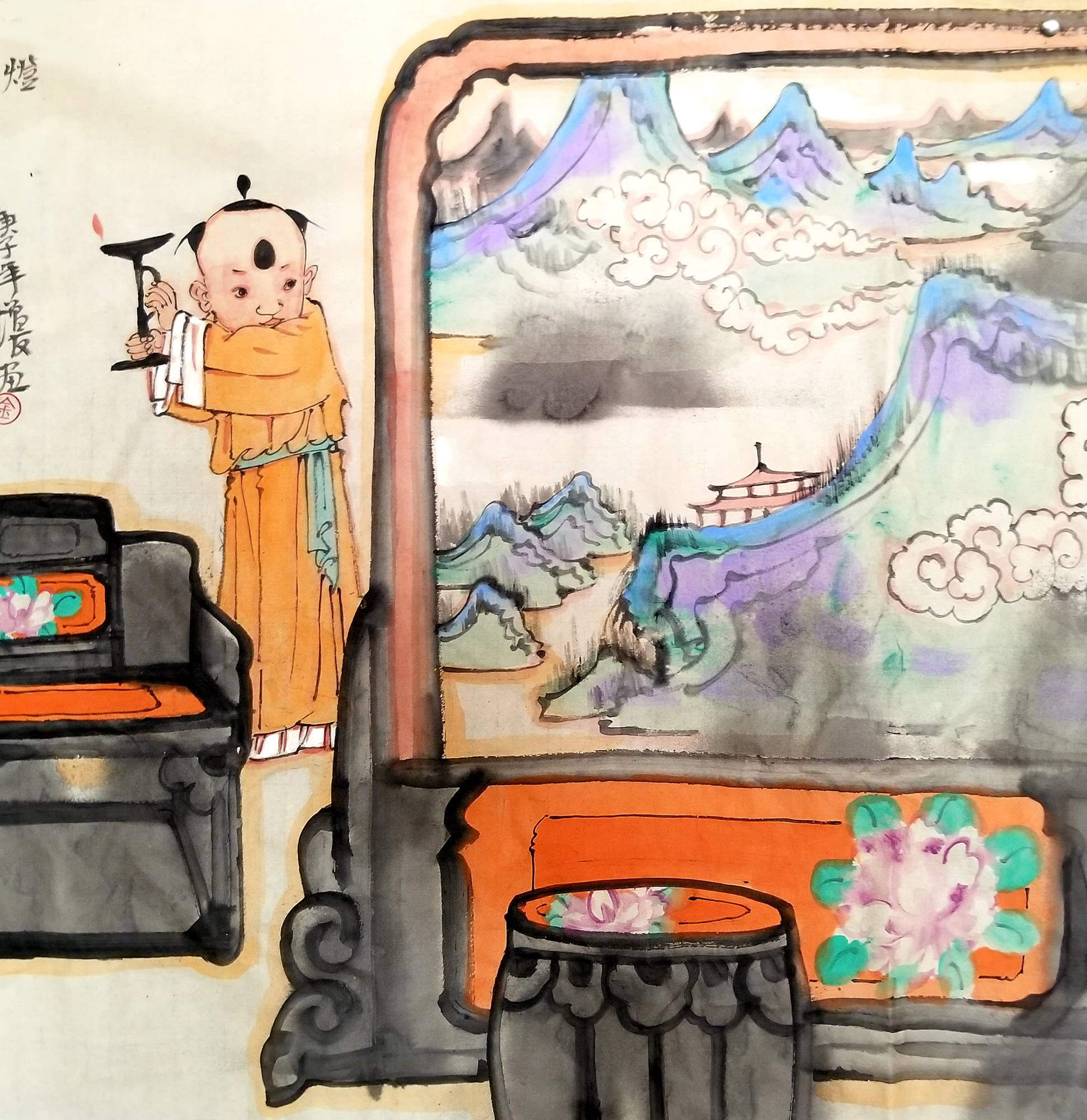 金增友 丨"第十八届齐文化博览会暨民间收藏展画美山东——当代名家