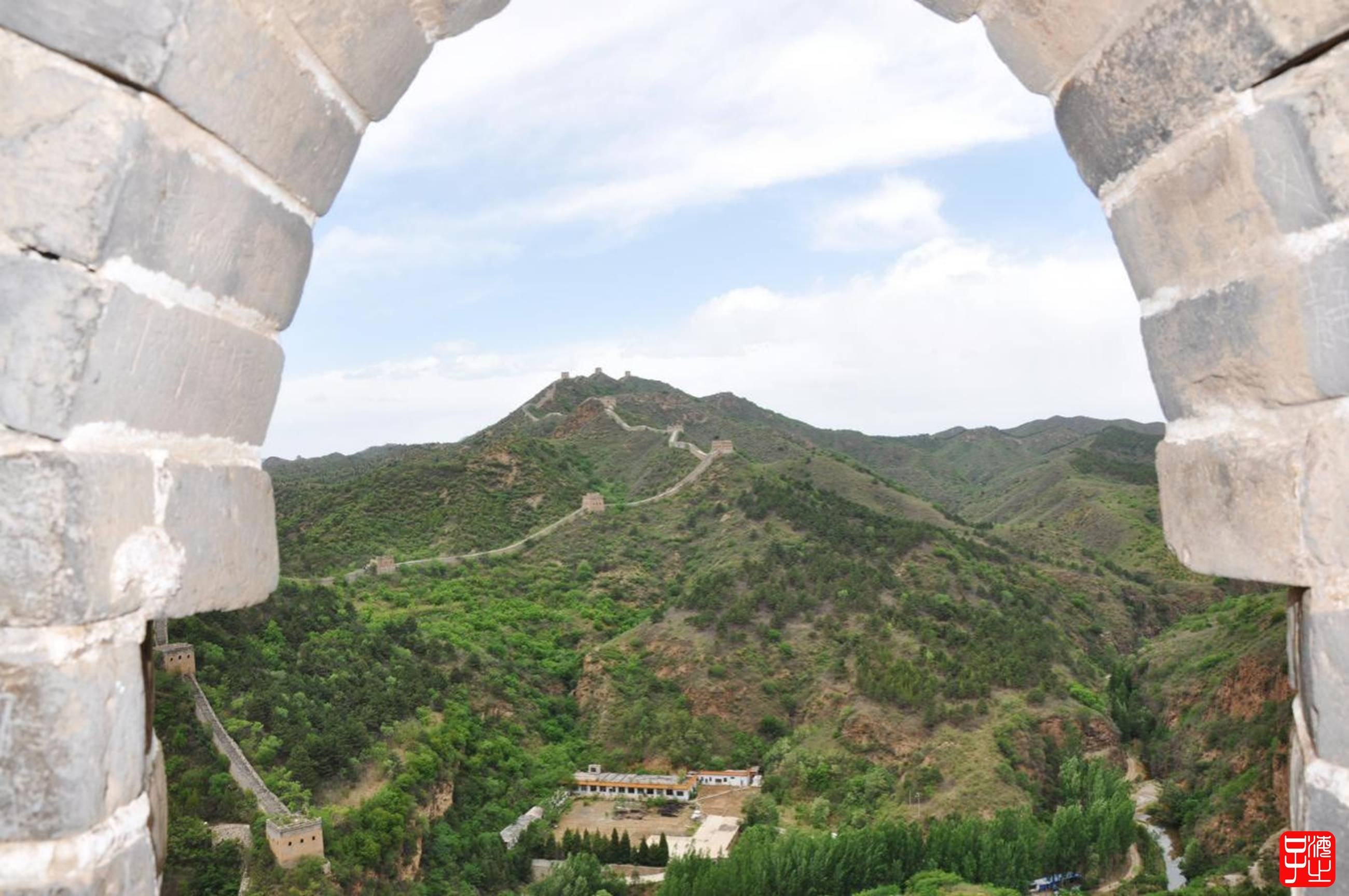 原创秦晋游之四闲说晋西老牛湾村中的长城中