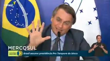 巴西總統首腦會議突然亮出五指山：要踢阿根廷5