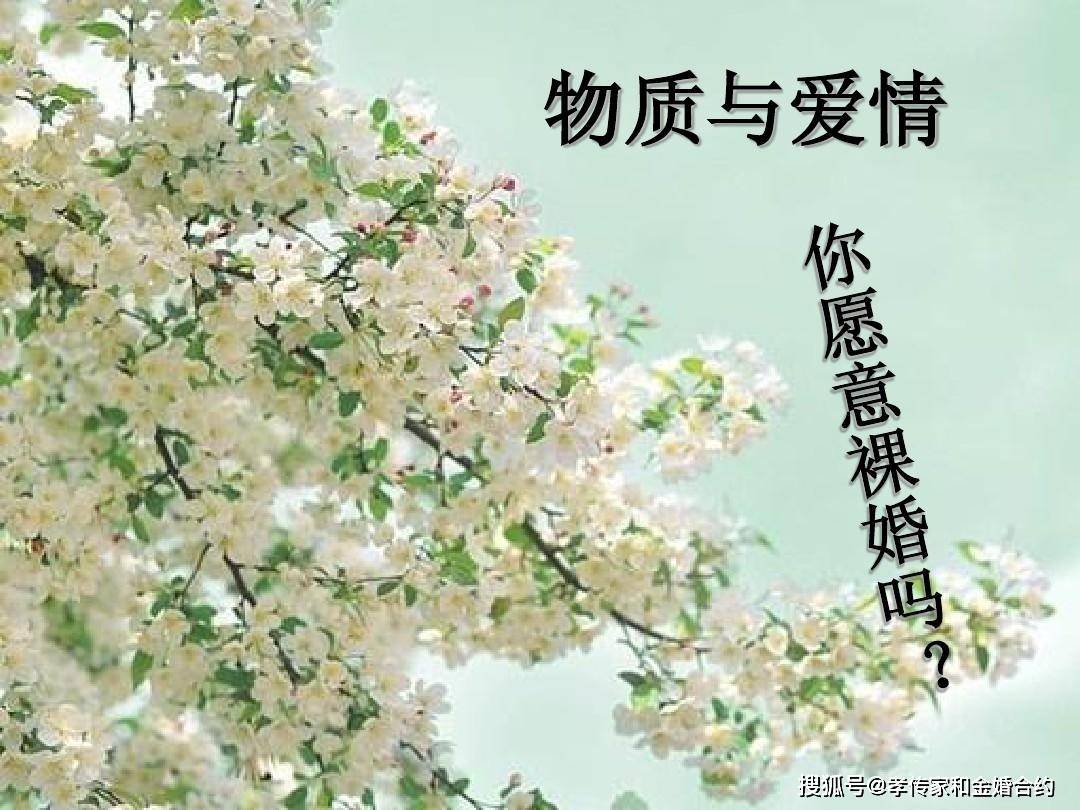 物质和爱情你愿意怎么选择