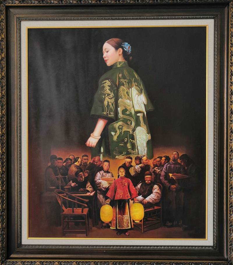 来晏子美术馆 欣赏晏子佳作