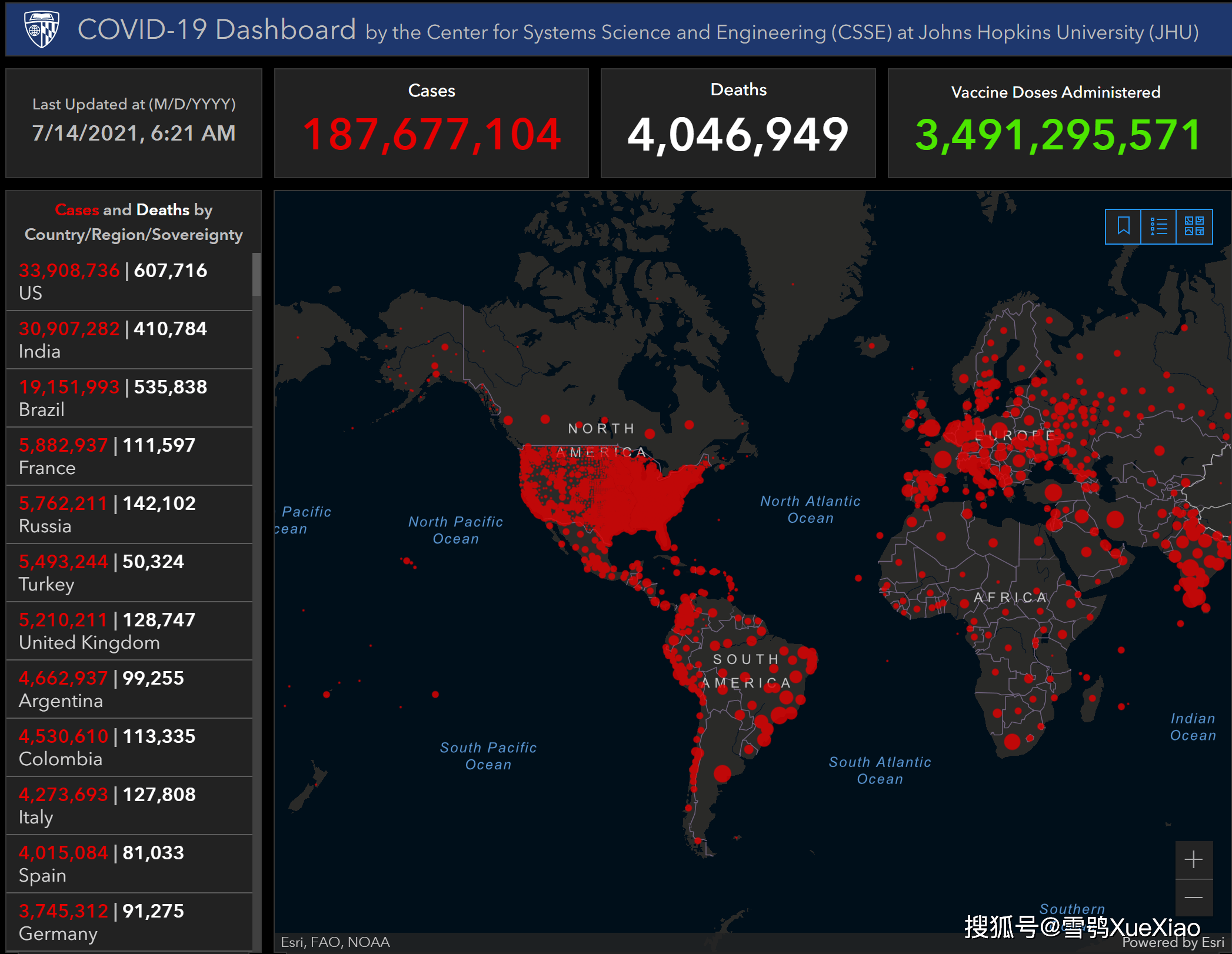 世界疫情地图图片