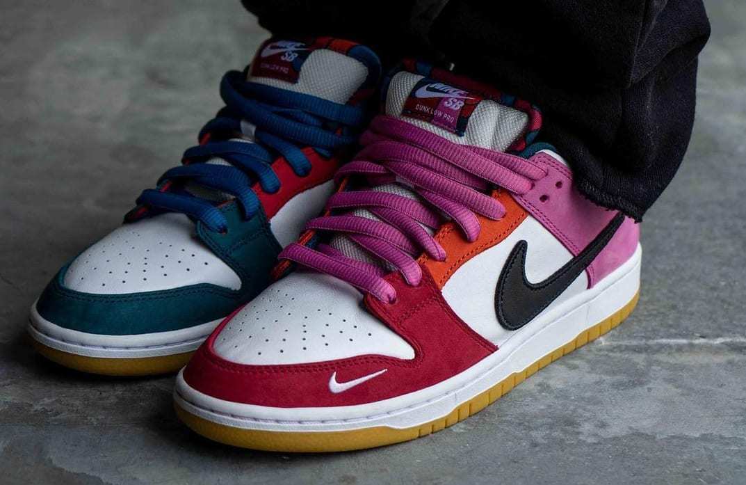 Low&quot|Parra x Nike SB Dunk Low＂Multi-Color 2021＂低帮运动滑板板鞋 DH7695-100?