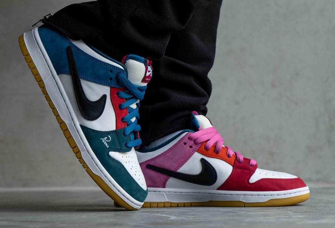 Low&quot|Parra x Nike SB Dunk Low＂Multi-Color 2021＂低帮运动滑板板鞋 DH7695-100?