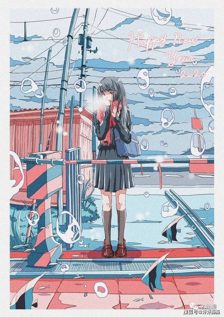 日本插画师いちご饴笔下夏日清凉插画作品欣赏
