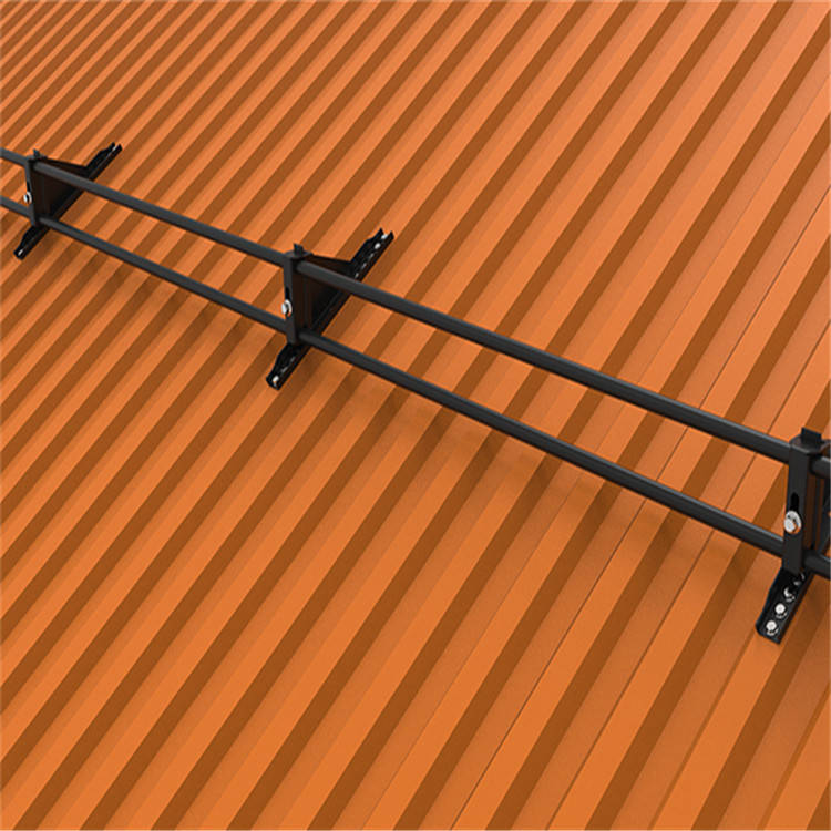 应用于金属屋面的挡雪杆(两根杆)