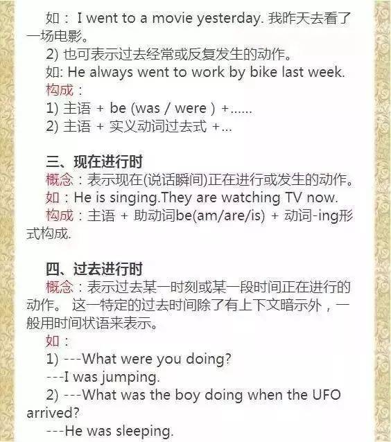 智慧白板重点干货 9大时态 3大从句 个核心句型 必须吃透 语法