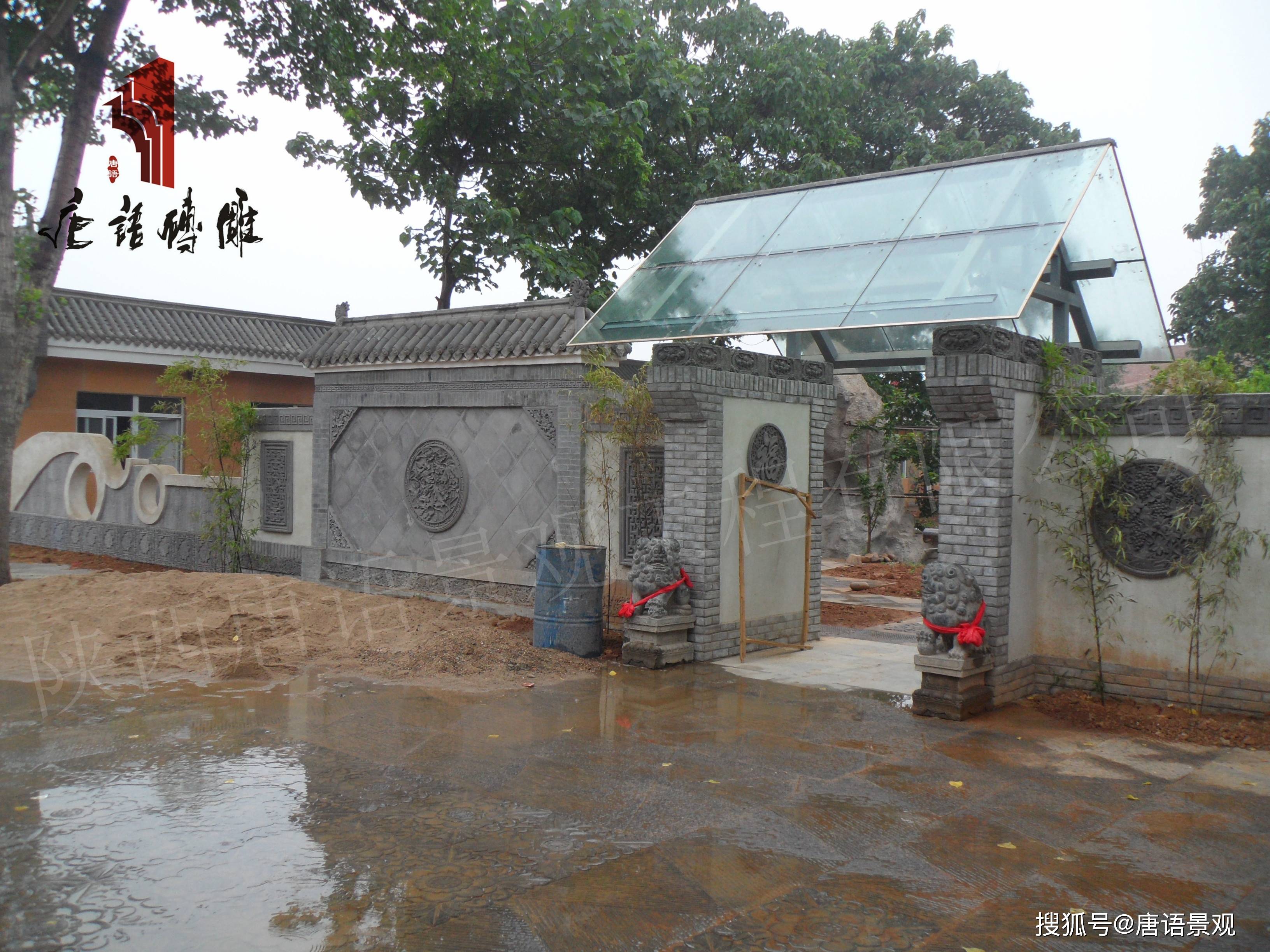 干货案例分享适用于中式庭院的各种砖雕影壁墙家居装修中式文化砖资材