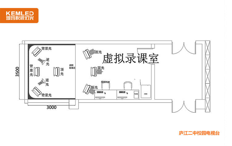 校园电视台平面图图片