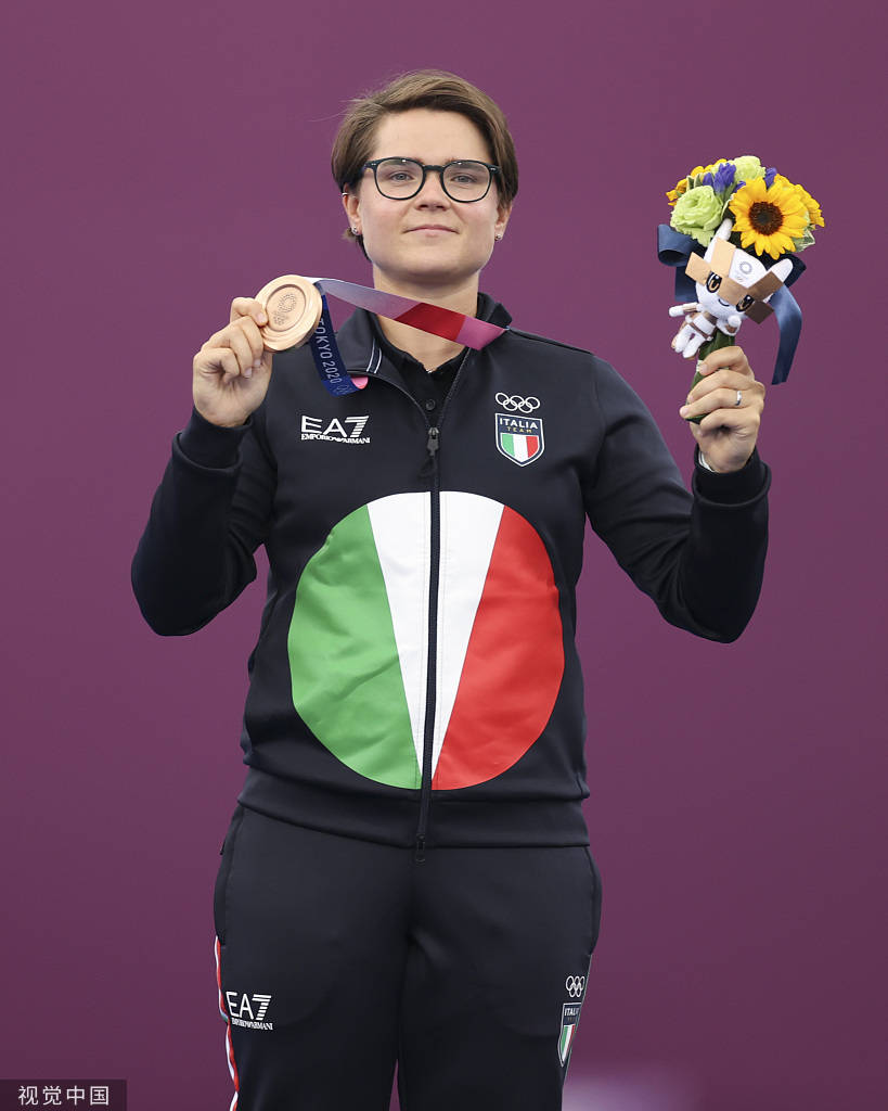 高清图:射箭女子个人赛 韩国选手安山获得金牌