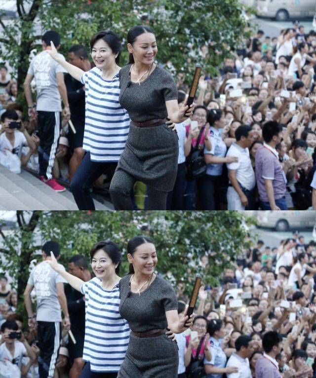 颜色|宁静的身材真绝了，穿着保守的裙子也藏不住，林青霞穿得倒挺随意