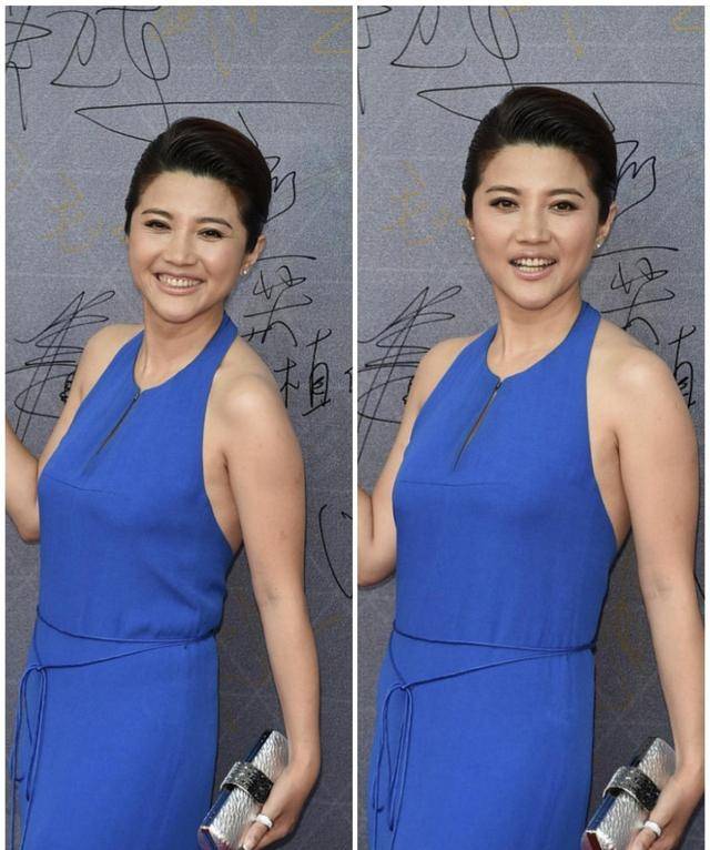好身材|曾获八料影后的颜丙燕,穿衣也挺大胆的,领子开条缝真撩人