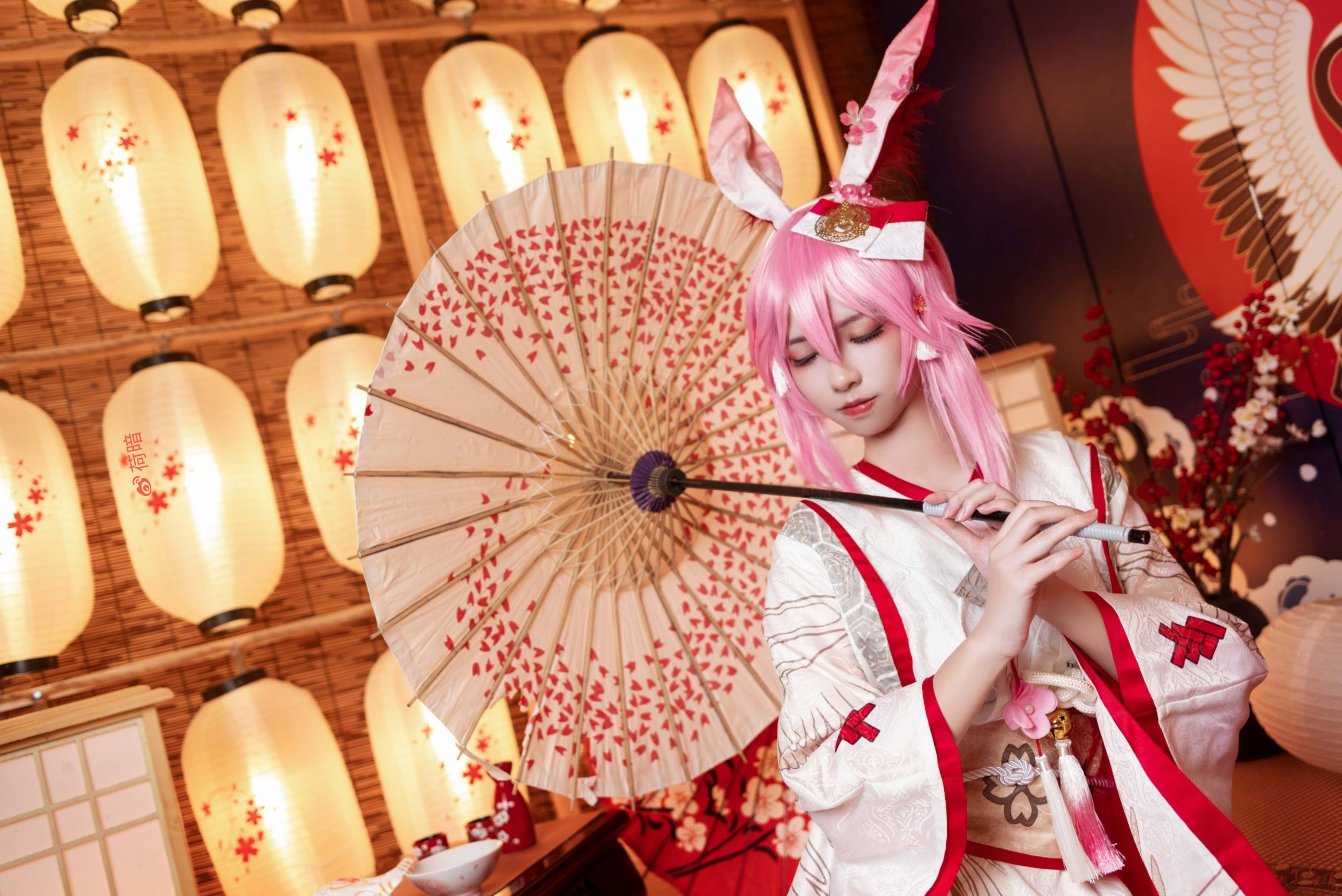 神社巫女,八重樱cos