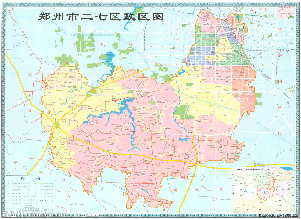 二七区最新封闭区域图图片