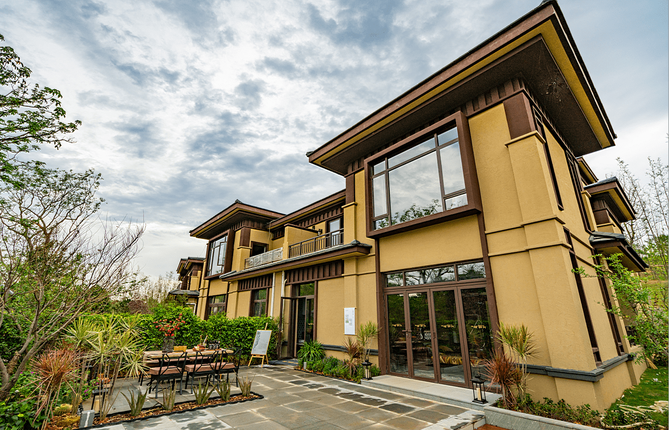 华南最美小镇绿地拾野川给你不一样的别墅体验超值得拥有的别墅楼盘