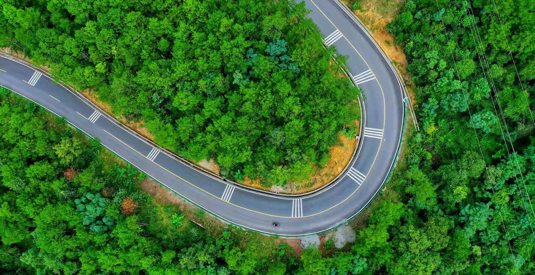 超震撼,上帝视角俯瞰黑石坡森林公园,简直太美了