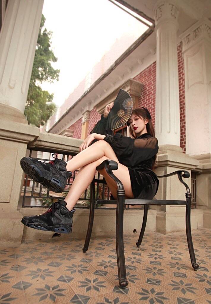 Jumpman|Air Jordan 6 WMNS Singles Day 乔丹光棍节黑丝绸刺绣篮球鞋