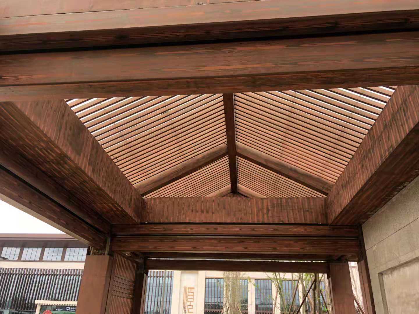 四川自贡园林景观建筑华彩建材施工完工图-搜狐大视野-搜狐新闻