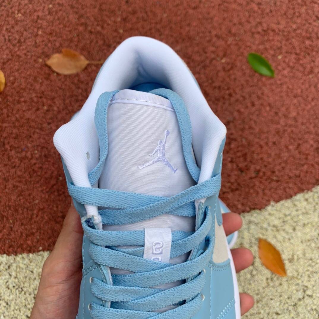 大学|乔丹 Air Jordan 1 Low 大学灰蓝低帮运动鞋