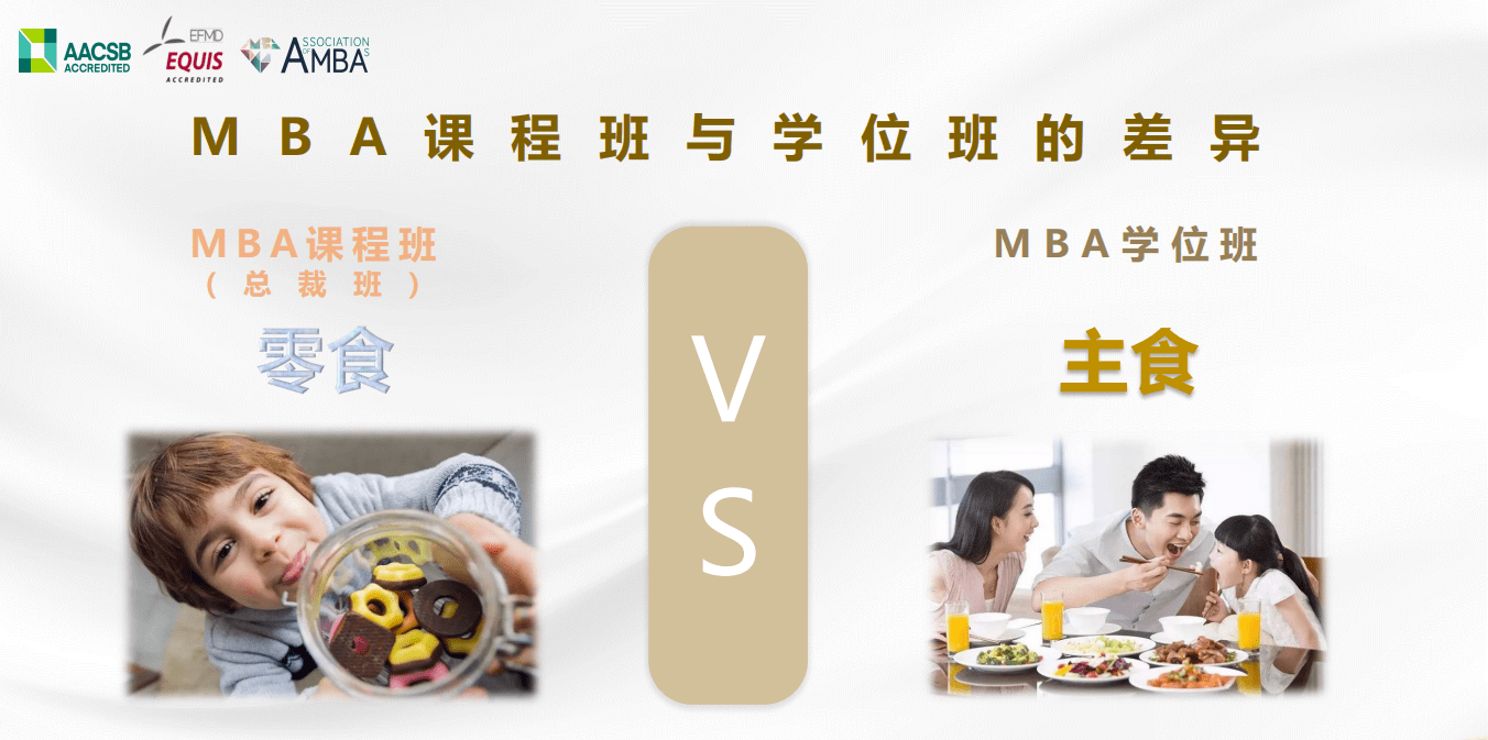 生命|0907 M B A 非学位班与学位班的差异