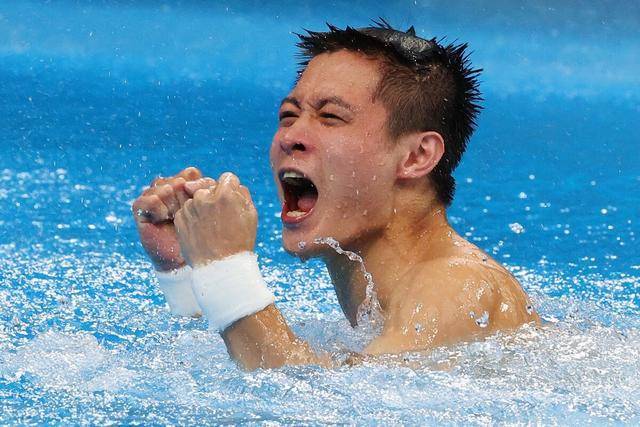 奥运名将状态稳 广东队获十四运会跳水男团冠军