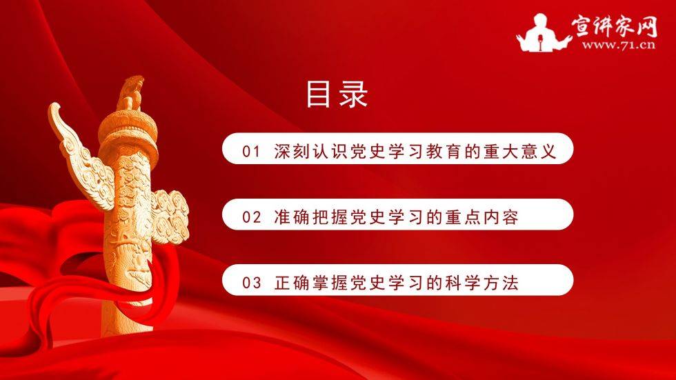 宣讲家课件【学党史】为何学?学什么?怎么学?