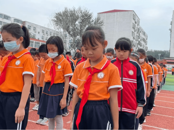 衡水市河西小学举行"九一八"纪念活动