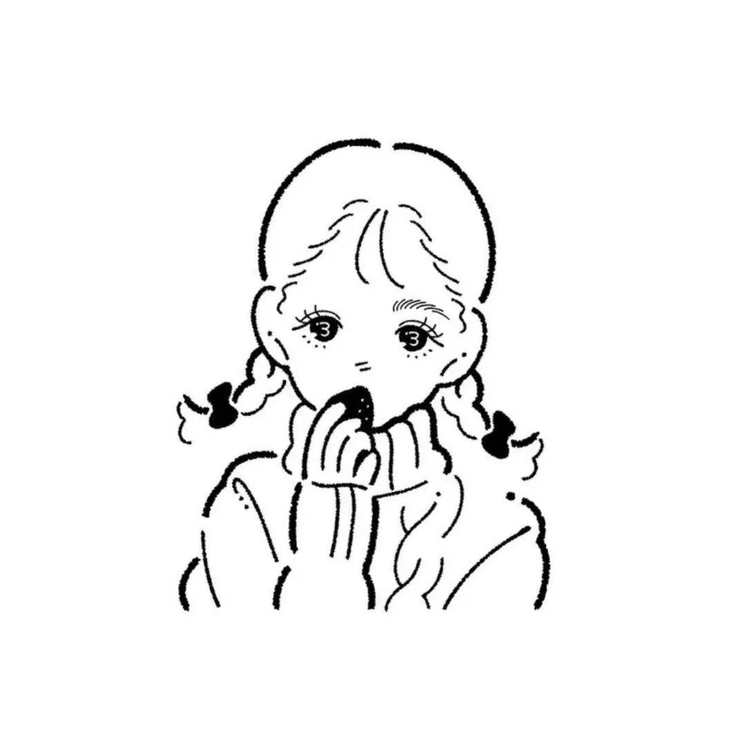 卡通 简约风格的头像|简单干净头像小清新头像|卡通可爱简单小头像|简易可爱的头像