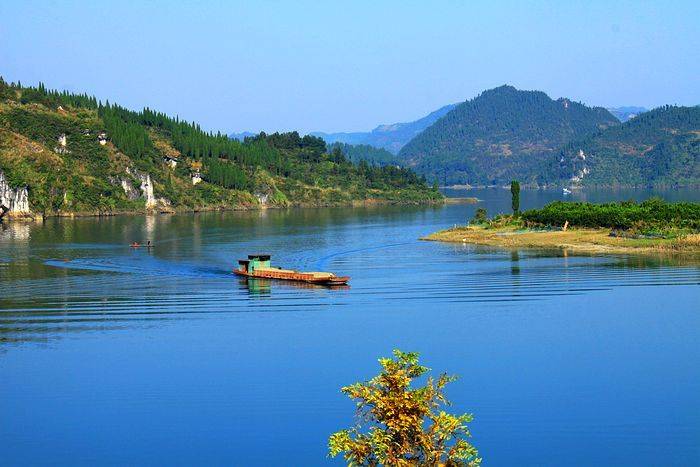 酉水河美景_福建