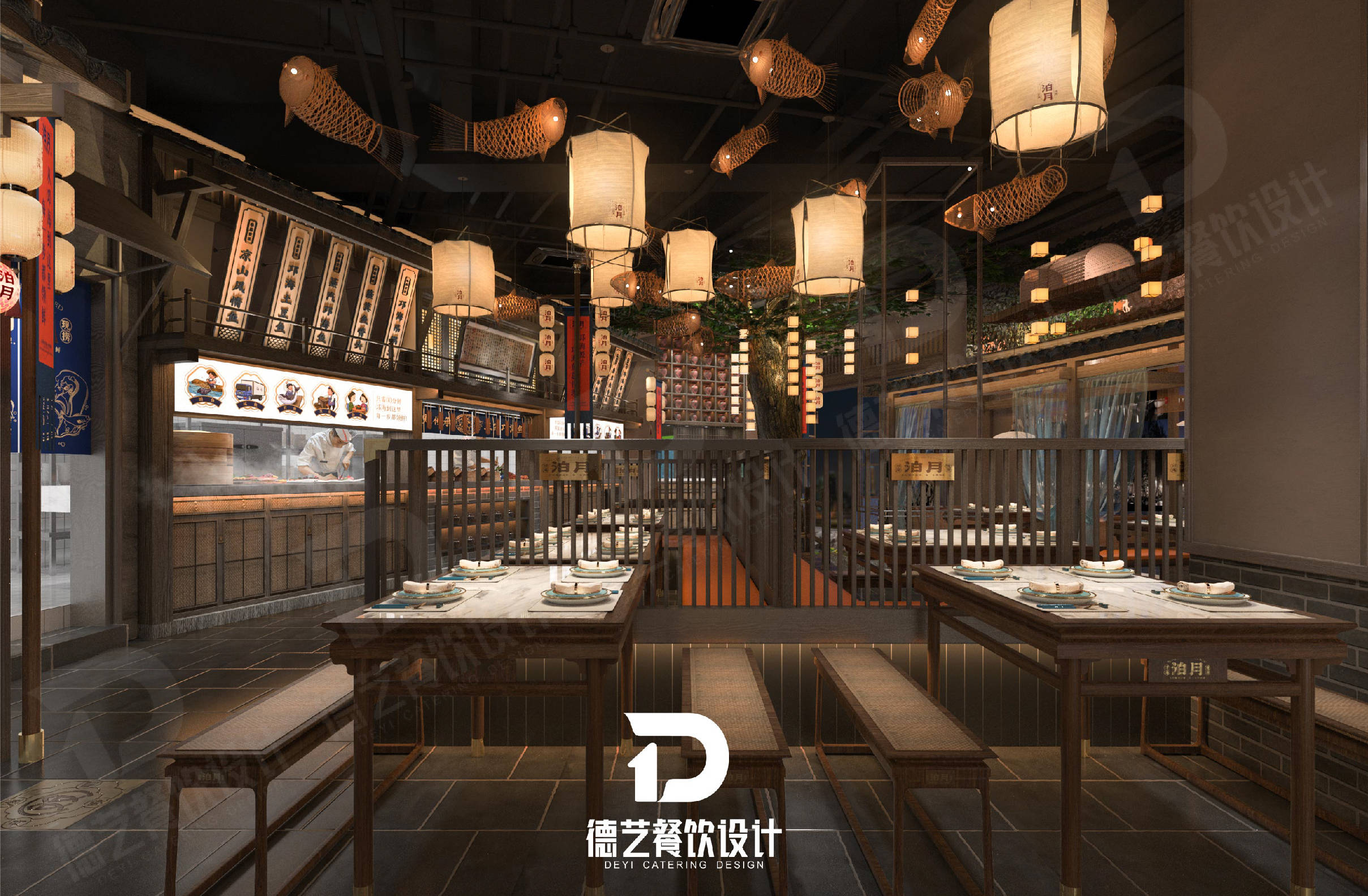 德艺&泊月|地方美食如何借力氛围感设计成为黑马?