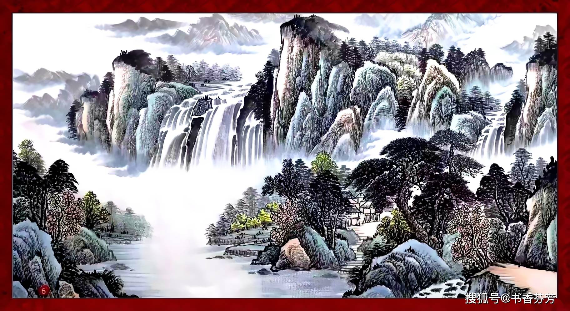 画家王凤丽向伟大的祖国国庆节献礼