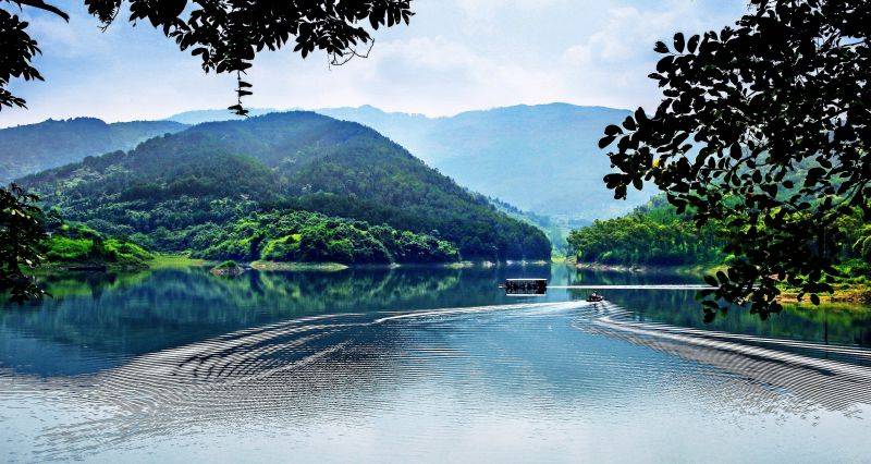 垫江迎风湖国家湿地公园美景