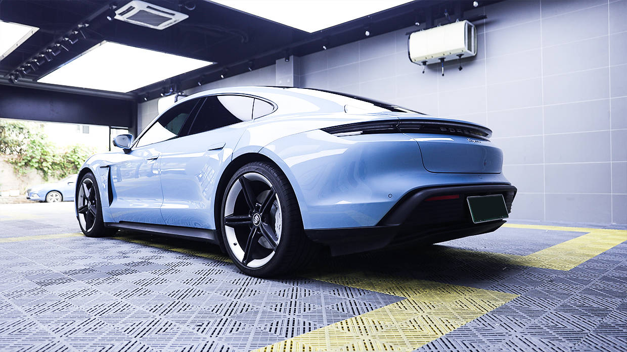 保时捷taycan施工隐形车衣