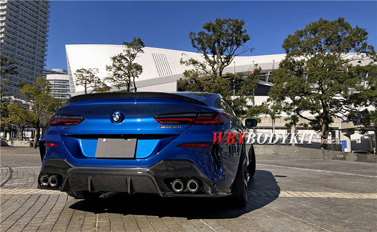 g14g15g16宝马8系改装3ddesign碳纤小包围8系3d前唇侧裙后唇尾翼